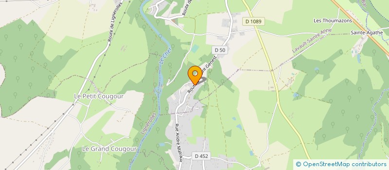 localisation de l'entreprise ISO-TECNIC  LAVAULT-SAINTE-ANNE