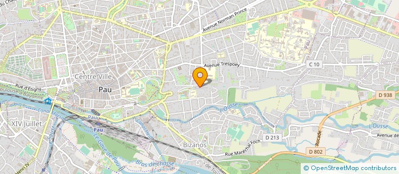 localisation de l'entreprise ISO-THERME à PAU