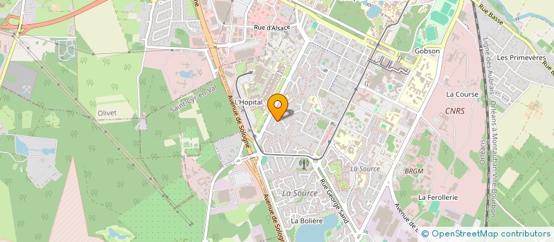 localisation de l'entreprise ISO THERMIQUE SYSTEME à ORLEANS