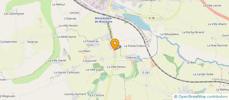 localisation de l'entreprise ISO'THEX à BOISGERVILLY