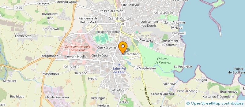 localisation de l'entreprise ISO TOP  SAINT-POL-DE-LEON