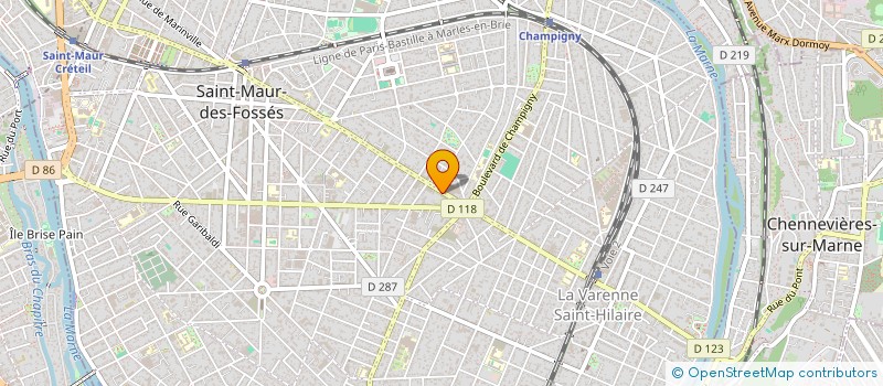localisation de l'entreprise ISO VENIM à ST MAUR DES FOSSES