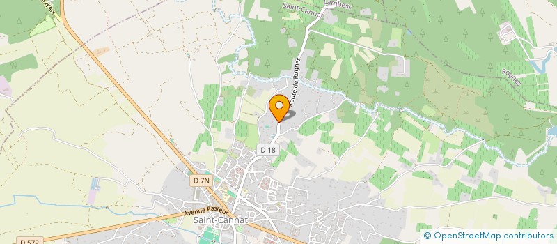 localisation de l'entreprise ISOARDO MAUKO INDIVISION  SAINT-CANNAT