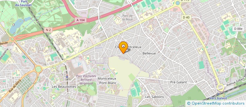 localisation de l'entreprise ISOBAC 93 à VILLEPINTE