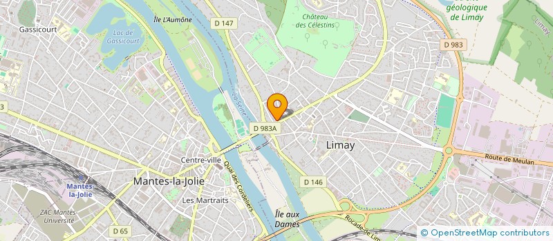 localisation de l'entreprise ISOBAIE  LIMAY