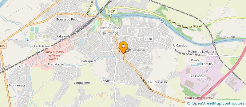 localisation de l'entreprise ISOBAR à SAINT-SULPICE-LA-POINTE