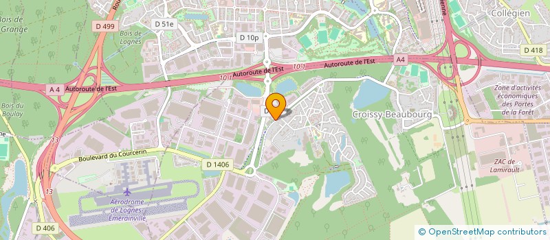 localisation de l'entreprise ISOBAR  CROISSY-BEAUBOURG