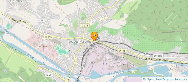 localisation de l'entreprise ISOBARDE  NEUVES MAISONS