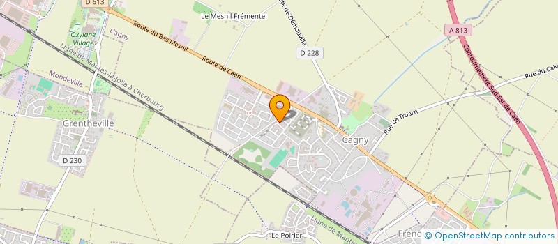 localisation de l'entreprise ISOBAT 14 à CAGNY