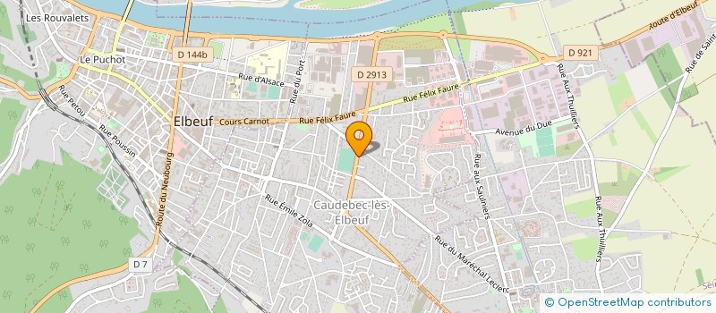 localisation de l'entreprise ISOBAT  CAUDEBEC-LES-ELBEUF