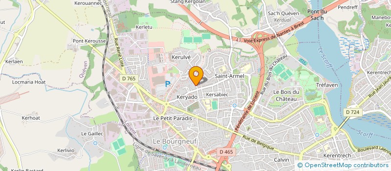 localisation de l'entreprise ISOBAT  LORIENT