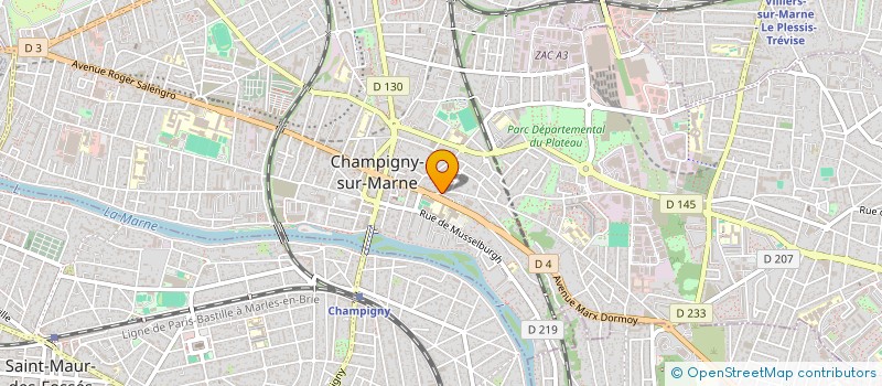 localisation de l'entreprise ISOBAT à CHAMPIGNY-SUR-MARNE