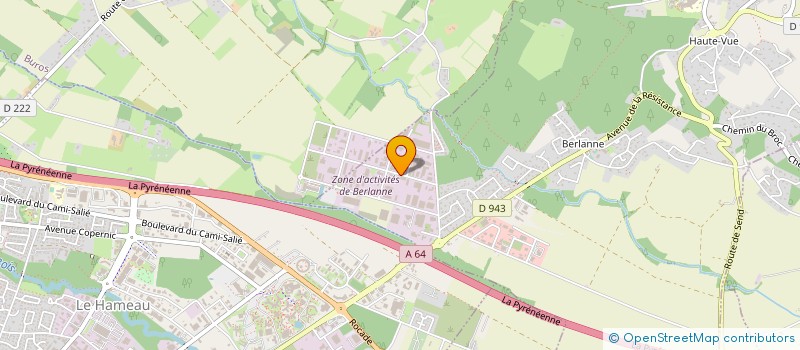 localisation de l'entreprise ISOBAT BEARN à MORLAAS