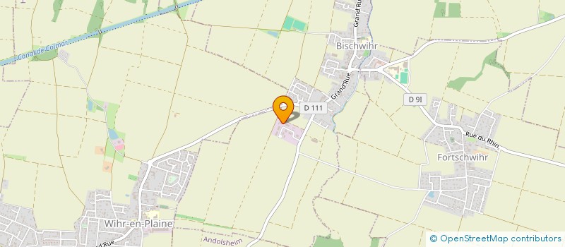 localisation de l'entreprise ISOBAT COLORS  BISCHWIHR