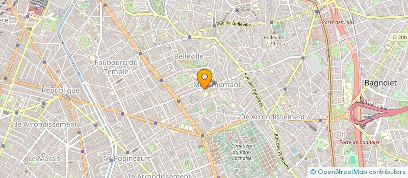 localisation de l'entreprise ISOBEL  PARIS