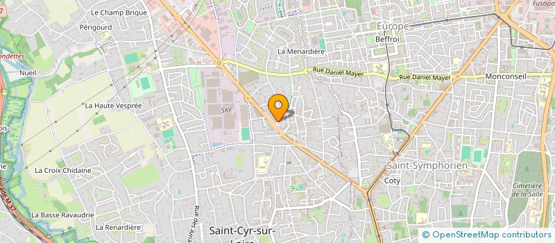 localisation de l'entreprise ISOBEM à SAINT-CYR-SUR-LOIRE