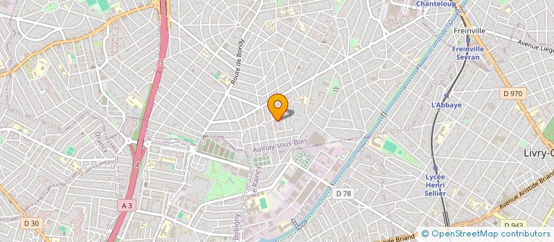 localisation de l'entreprise ISOBTP à AULNAY-SOUS-BOIS