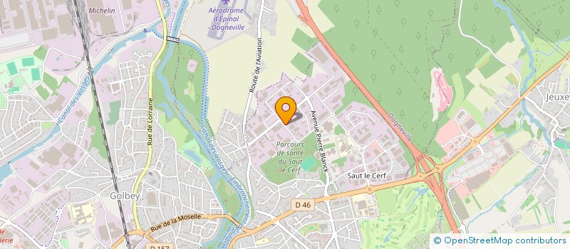localisation de l'entreprise ISOCA à EPINAL