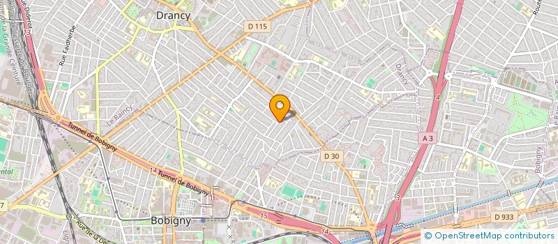 localisation de l'entreprise ISOCAL à DRANCY