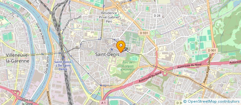 localisation de l'entreprise ISOCAL à SAINT-DENIS