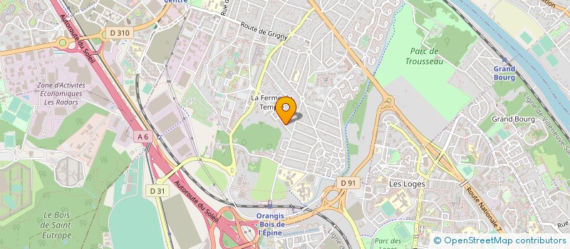 localisation de l'entreprise ISOCAL à RIS-ORANGIS