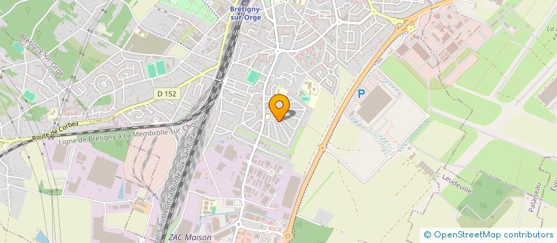 localisation de l'entreprise ISOCAL 94 à BRETIGNY-SUR-ORGE