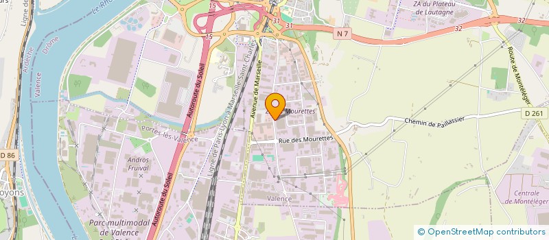 localisation de l'entreprise ISOCEL BATIMENT  VALENCE