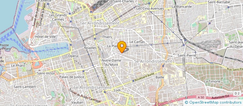 localisation de l'entreprise ISOCELE à MARSEILLE
