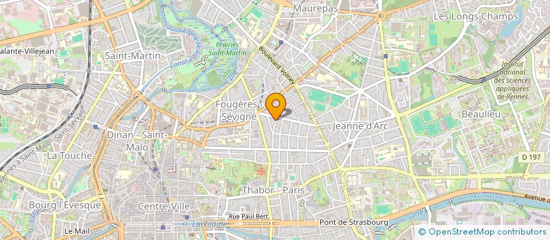 localisation de l'entreprise ISOCELE IMMOBILIERE  RENNES