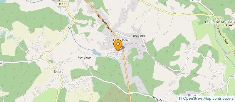 localisation de l'entreprise ISOCHAPE  DIRAC