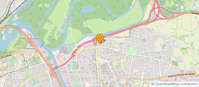 localisation de l'entreprise ISOCIEL  VAULX EN VELIN