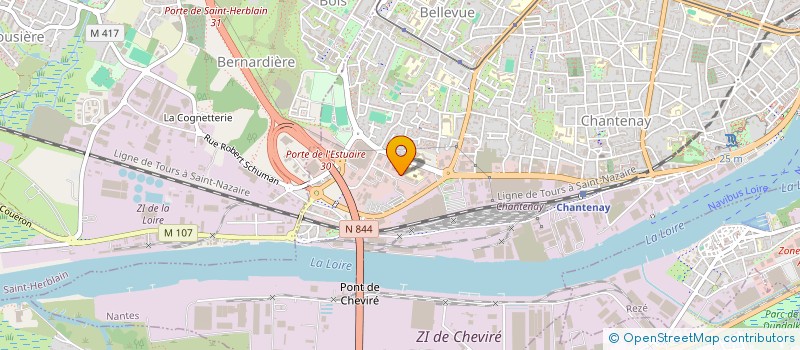 localisation de l'entreprise ISOCOM à NANTES