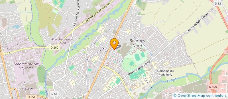 localisation de l'entreprise ISOCOMB  BOURGES