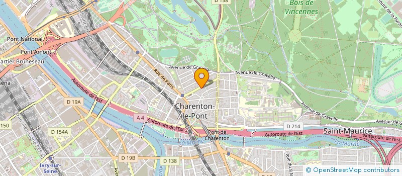localisation de l'entreprise ISOCOP à CHARENTON-LE-PONT