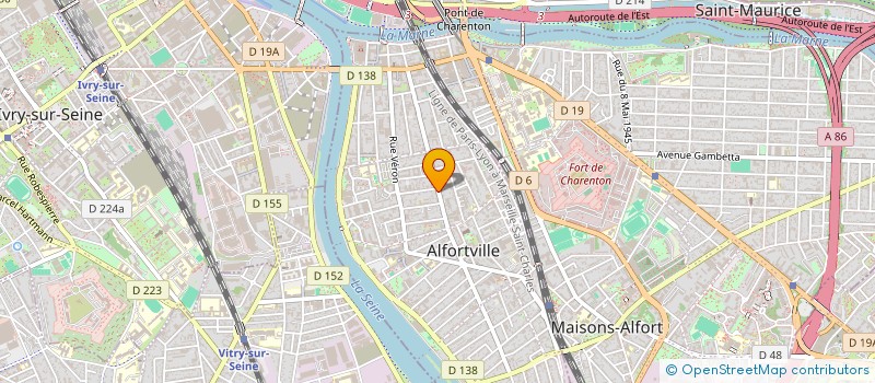 localisation de l'entreprise ISOCOQ à ALFORTVILLE