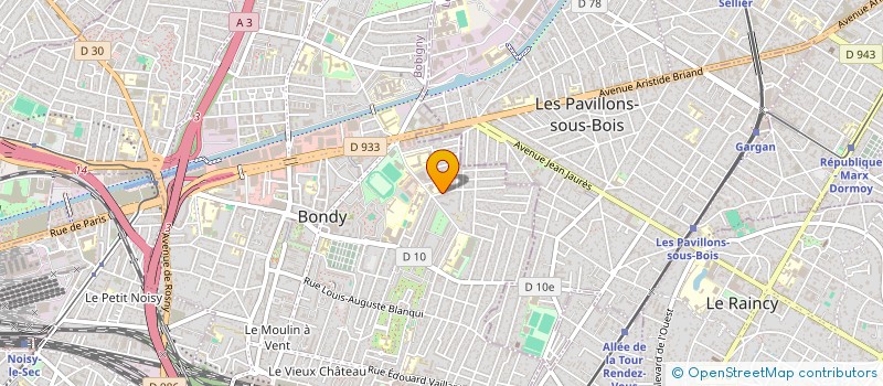localisation de l'entreprise ISOCORP à BONDY