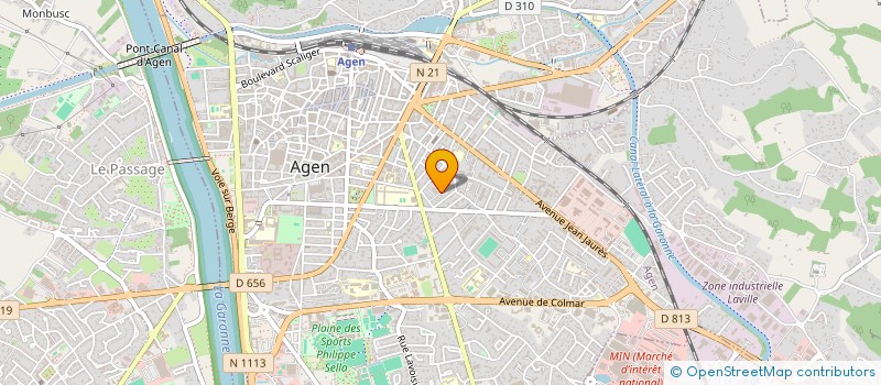 localisation de l'entreprise ISODECOPRO à AGEN