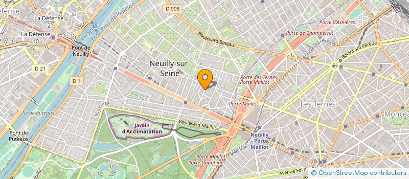 localisation de l'entreprise ISODECOR à NEUILLY-SUR-SEINE