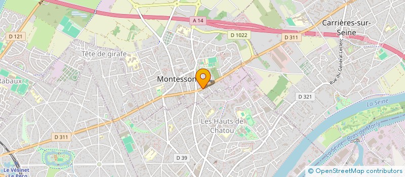 localisation de l'entreprise ISODIST à MONTESSON