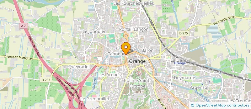 localisation de l'entreprise ISOECO 84 à ORANGE