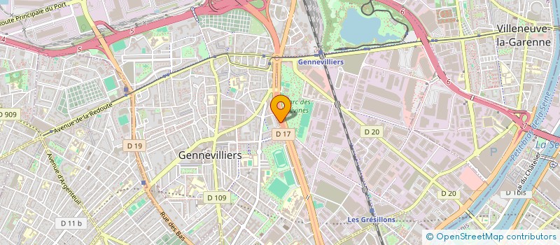 localisation de l'entreprise ISOFARE à GENNEVILLIERS