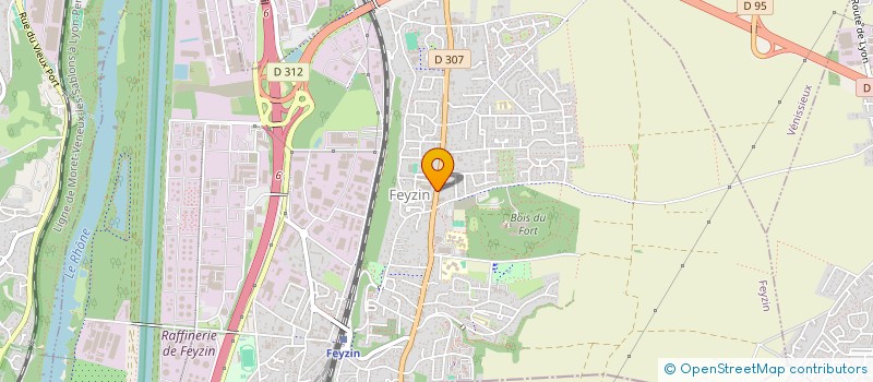 localisation de l'entreprise ISOFAZ 69 à FEYZIN
