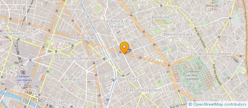 localisation de l'entreprise ISOFAZYS  PARIS