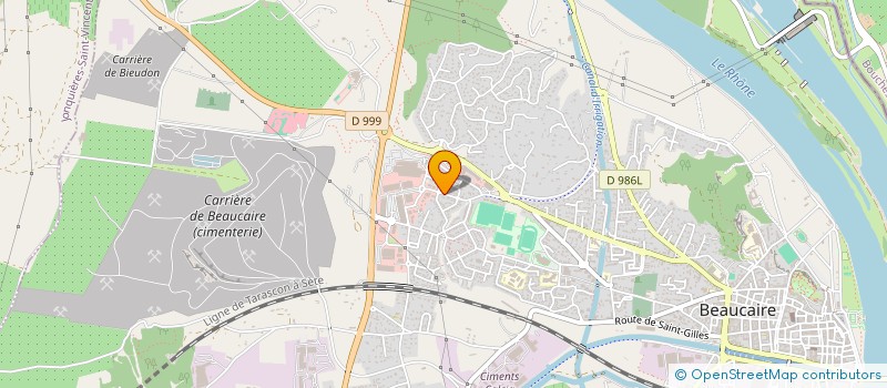 localisation de l'entreprise ISOFEN à BEAUCAIRE