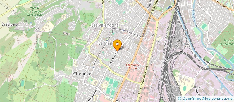 localisation de l'entreprise ISOFERM à CHENOVE