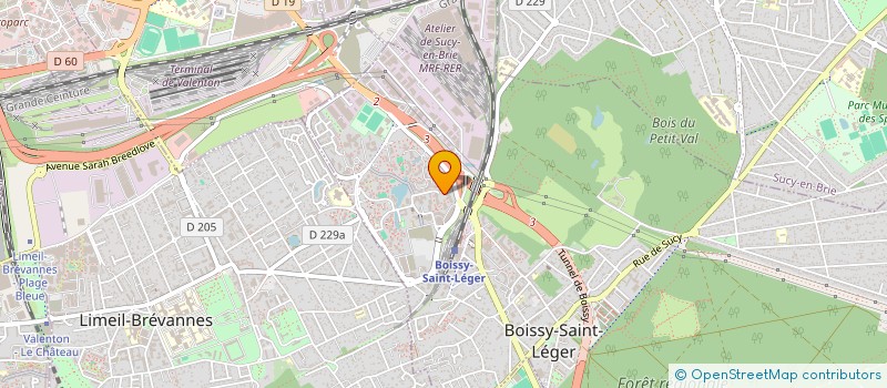 localisation de l'entreprise ISOFERM à BOISSY-SAINT-LEGER