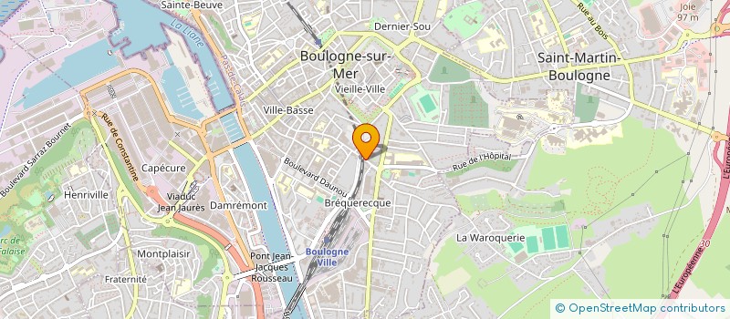 localisation de l'entreprise ISOFERM BOULOGNE  BOULOGNE-SUR-MER