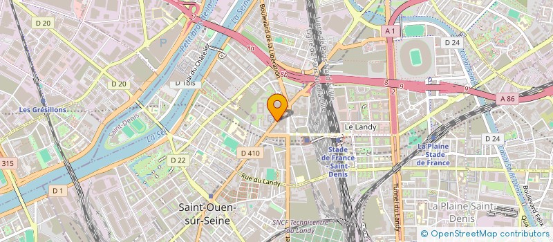 localisation de l'entreprise ISOFOAM FINAX  SAINT-DENIS