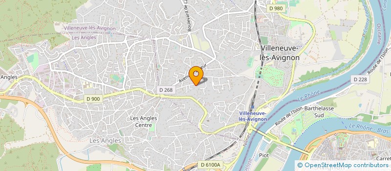 localisation de l'entreprise ISOFRANCE SARL à VILLENEUVE-LES-AVIGNON