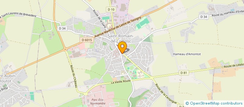 localisation de l'entreprise ISOFREE SARL à SAINT-ROMAIN-DE-COLBOSC
